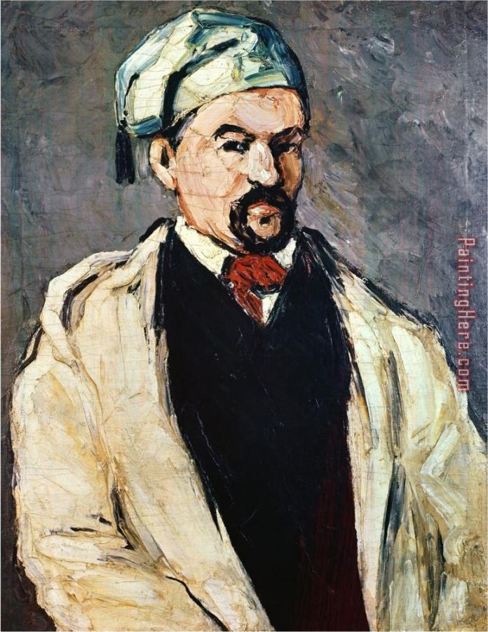 Paul Cezanne Portrait of a Man in a Blue Cap Or Uncle Dominique Circa 1866